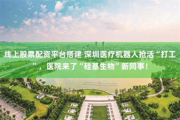 线上股票配资平台搭建 深圳医疗机器人抢活“打工”，医院来了“硅基生物”新同事！