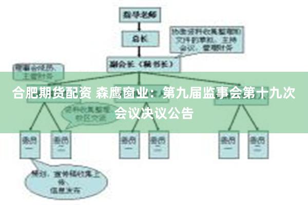 合肥期货配资 森鹰窗业：第九届监事会第十九次会议决议公告
